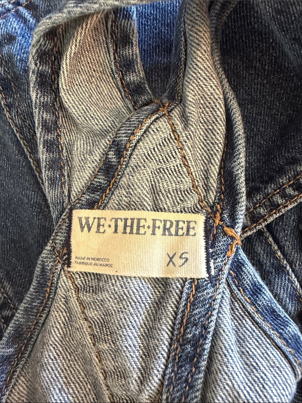 We the free Women’s Blue Denim Overalls Jeans - Picture 3 of 3